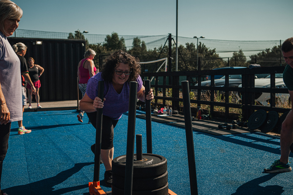 Elevate Fit outdoor training session